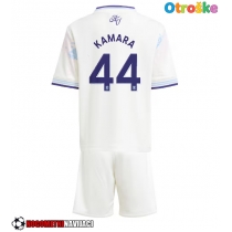 Otroške Nogometnih dresov Aston Villa Boubacar Kamara #44 Tretji 2025-26 Kratki rokavi (+ hlače)